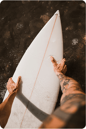 Premium surfboard ready for adventure